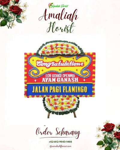 Bunga Papan Congratulation di Kwarakan